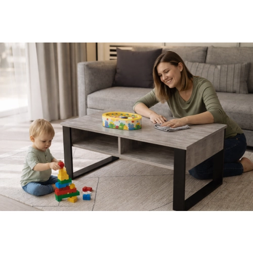 Stolik kawowy ST7 Beton Prostokątny Nowoczesny Loft